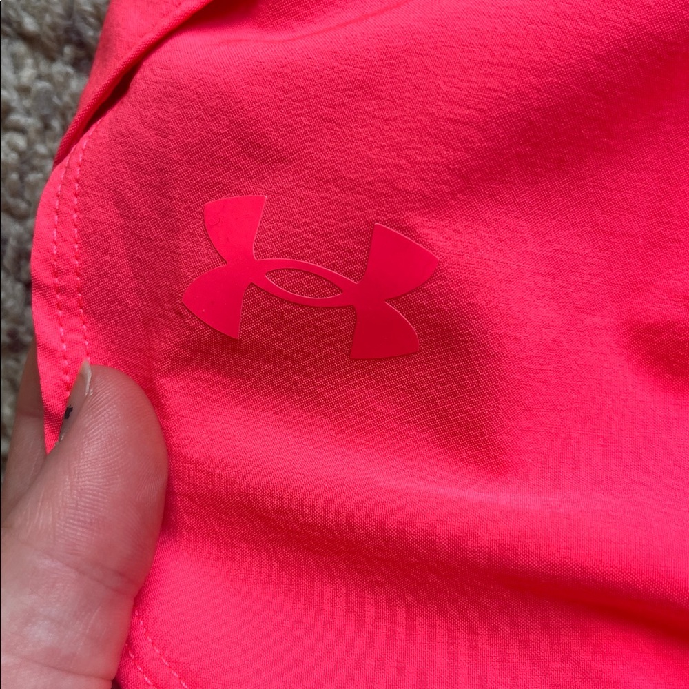 Under Armour Hot Pink Fitted Shorts - Picture 3 of 5